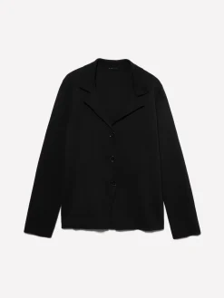 Blazer in maglia nero