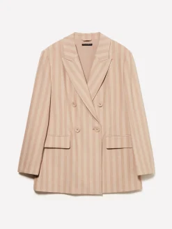 Blazer over fit con incrocio