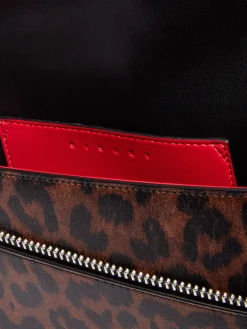 Borsa asimmetrica animalier
