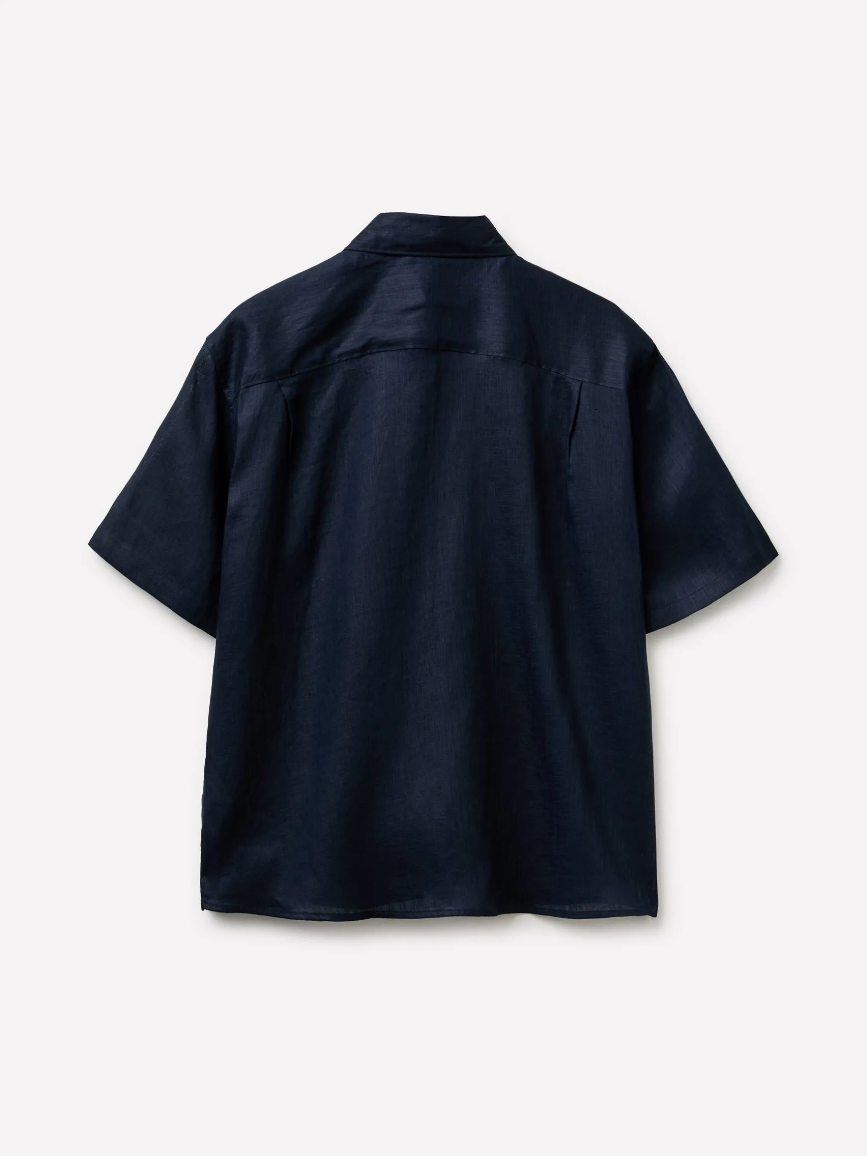 Camicia a manica corta 100% lino