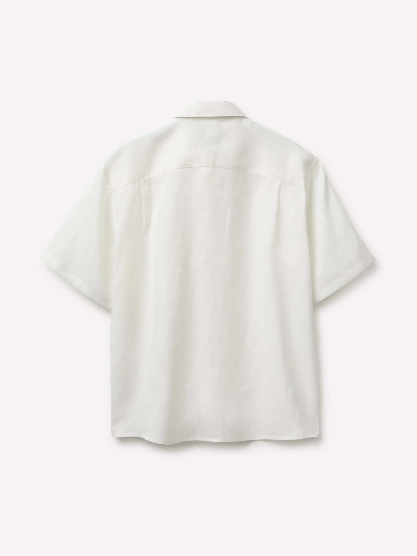Camicia a manica corta 100% lino