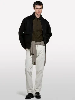 Camicia di flanella scura