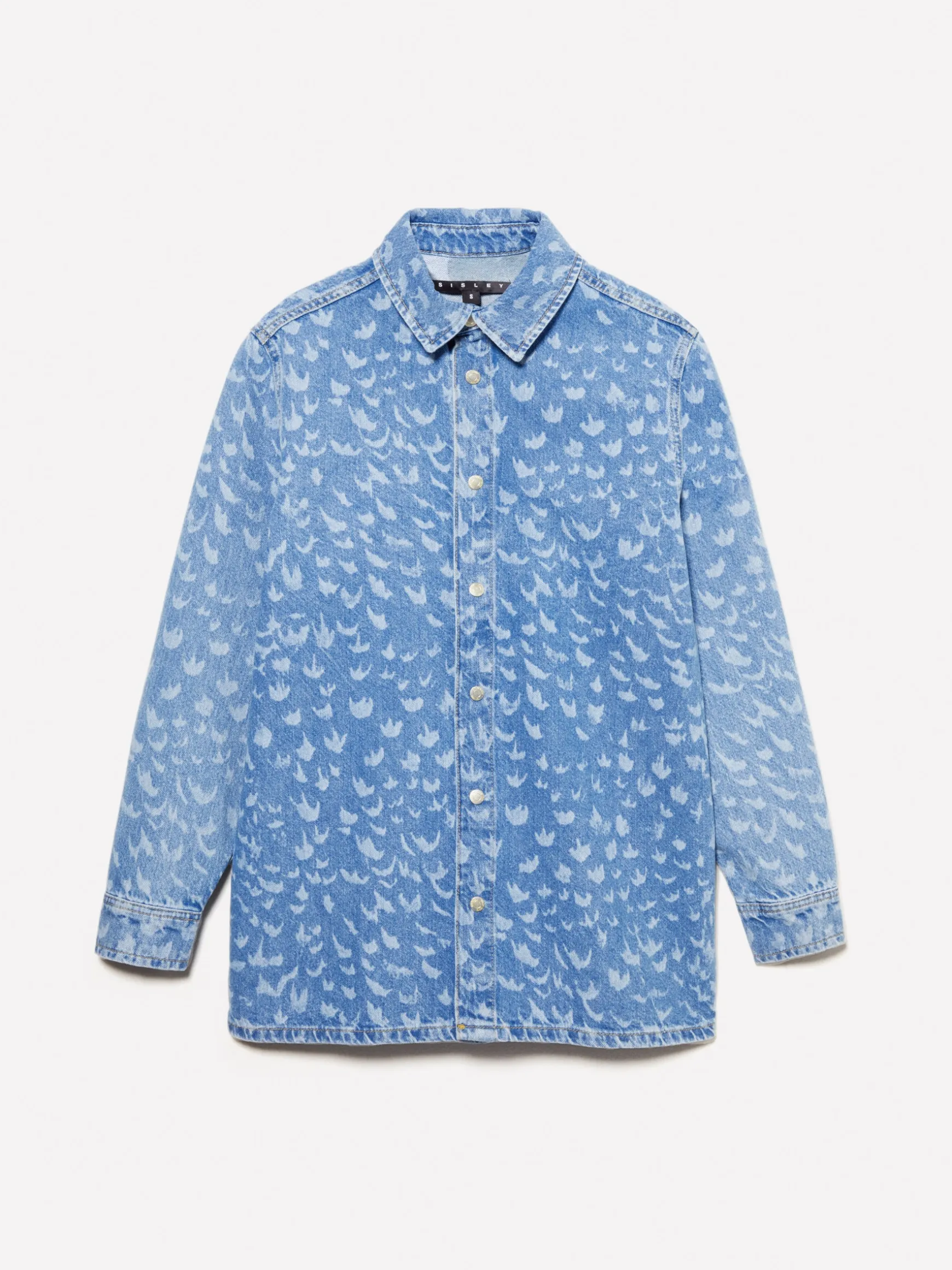 Camicia di jeans stampata