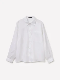 Camicia regular fit in puro lino