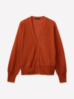 Cardigan in misto lino