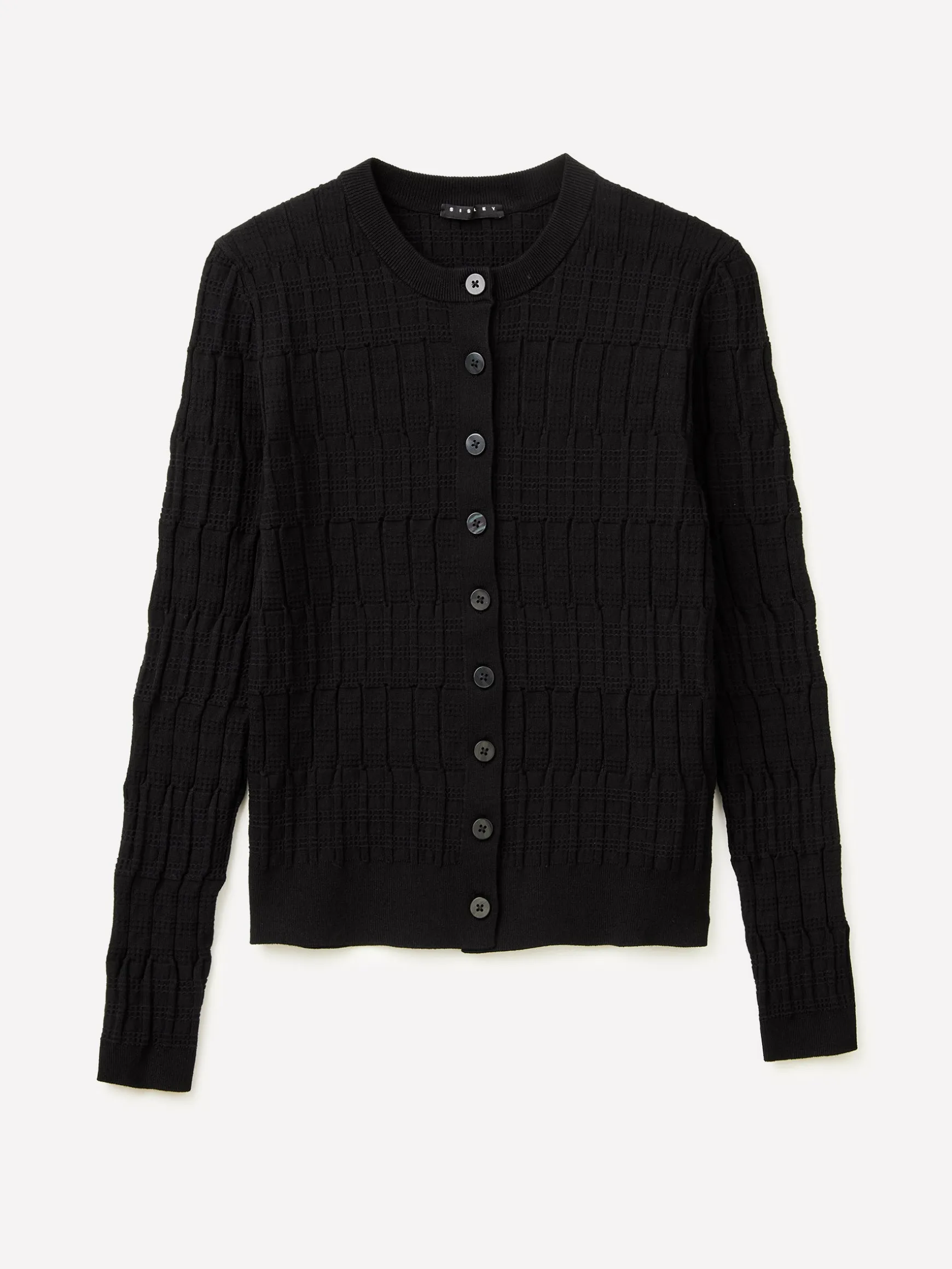 Cardigan texturizzato