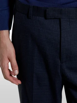 Chino slim comfort fit blu scuro