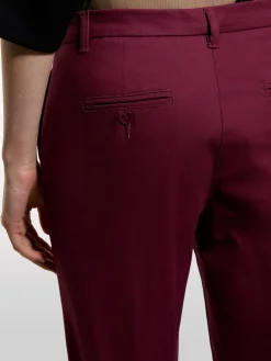 Chino slim fit bordeaux