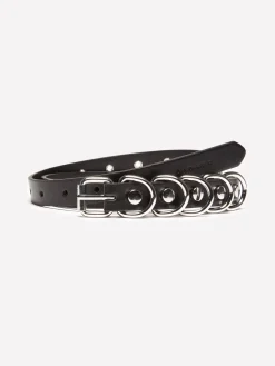 Cintura con anelli metallici