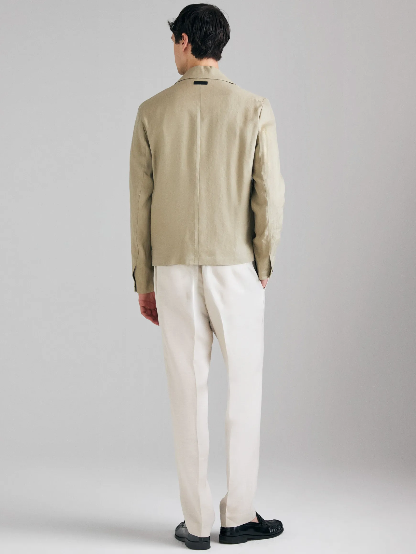 Giacca leggera in misto lino