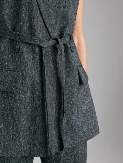 Gilet con cinturina