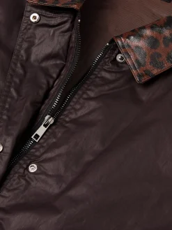 Gilet con colletto animalier