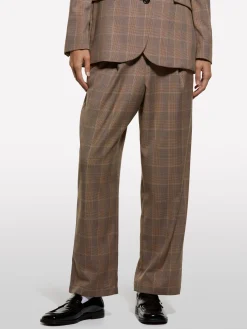 Joggers relaxed fit tartan