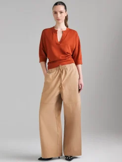 Maglia in misto lino