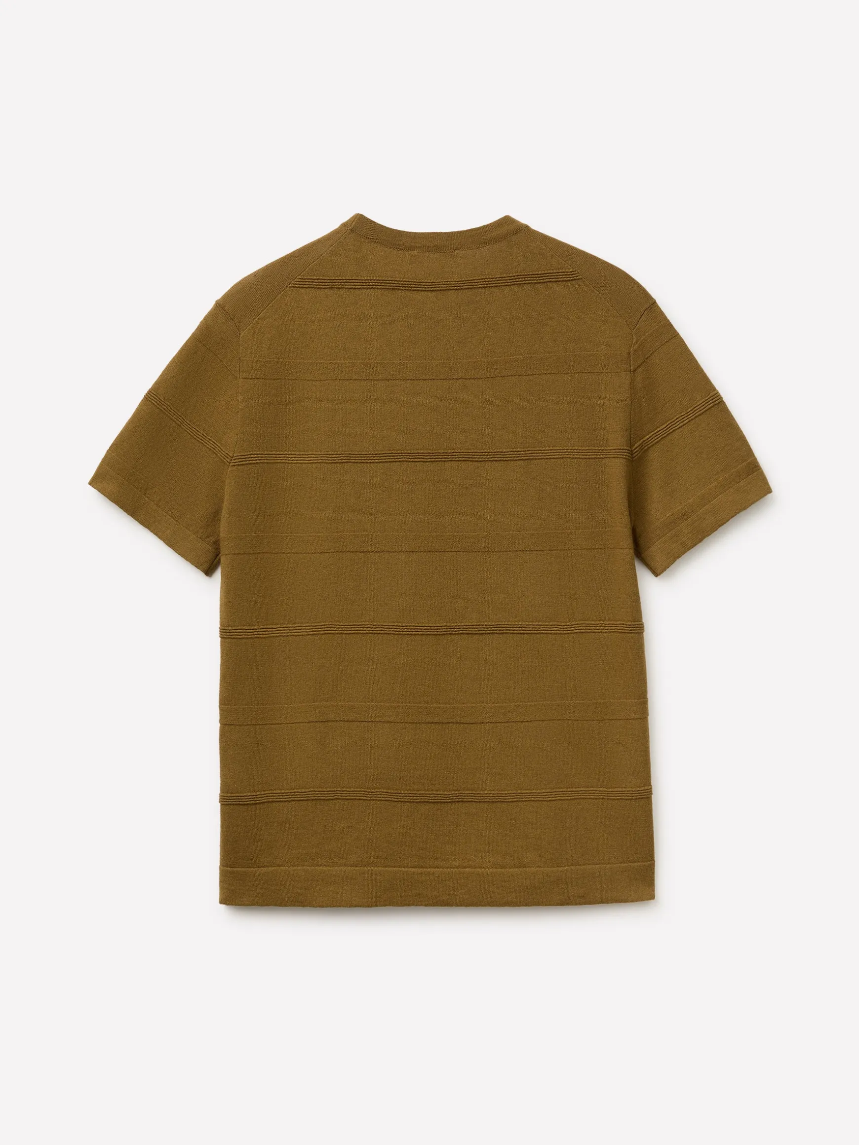 Maglia rigata in misto lino