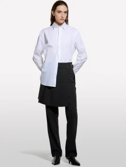 Pantaloni aderenti con gonna