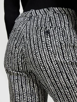 Pantaloni a sigaretta stampati