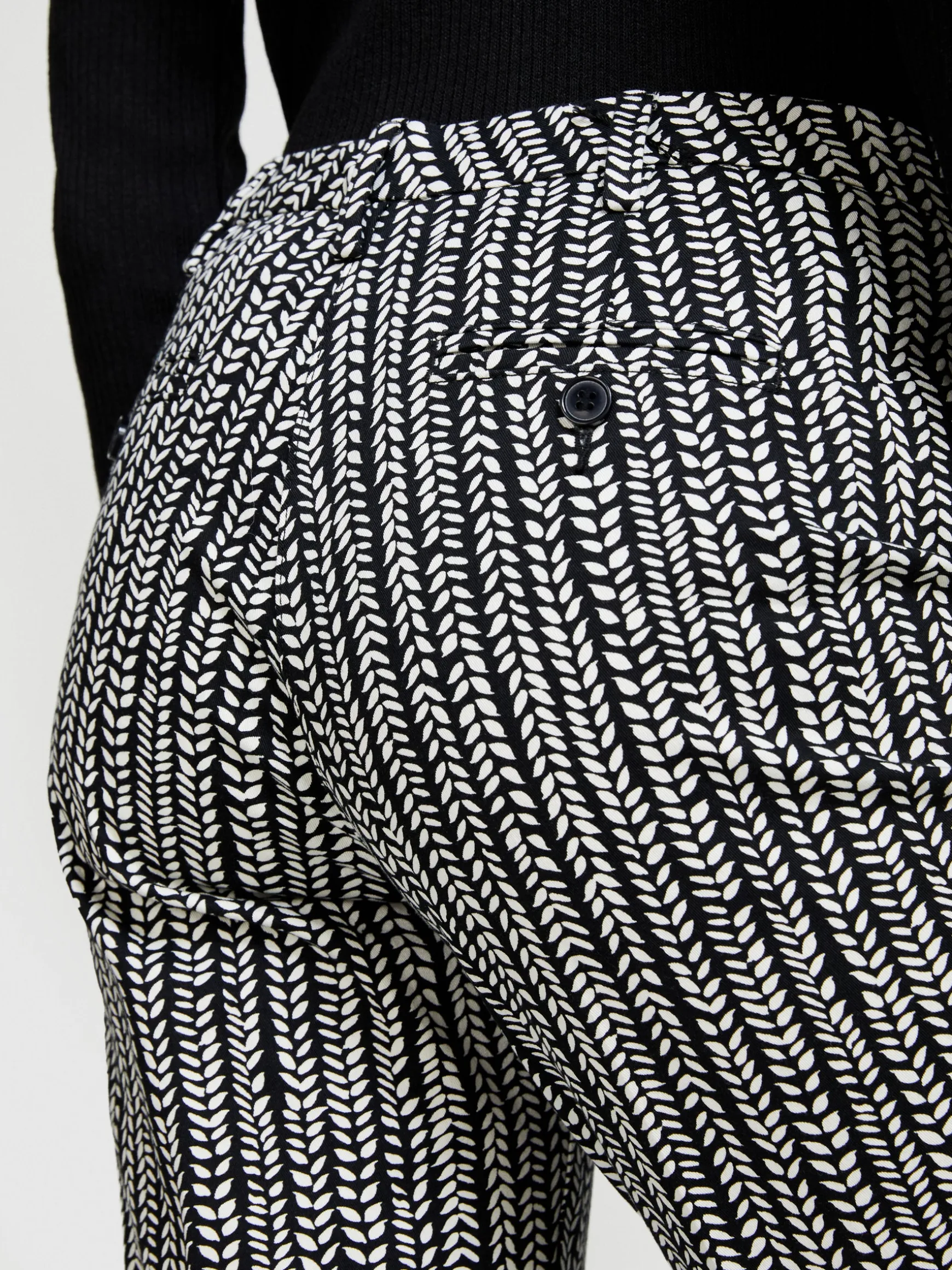 Pantaloni a sigaretta stampati