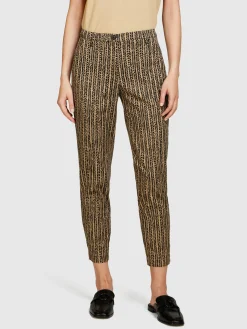 Pantaloni a sigaretta stampati