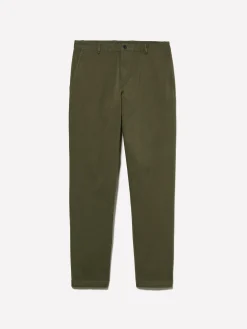 Pantaloni chino slim fit verde militare