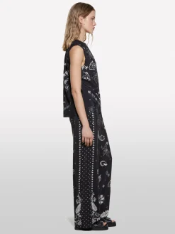Pantaloni con stampa