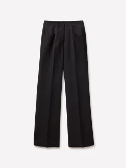 Pantaloni eleganti effetto lucido