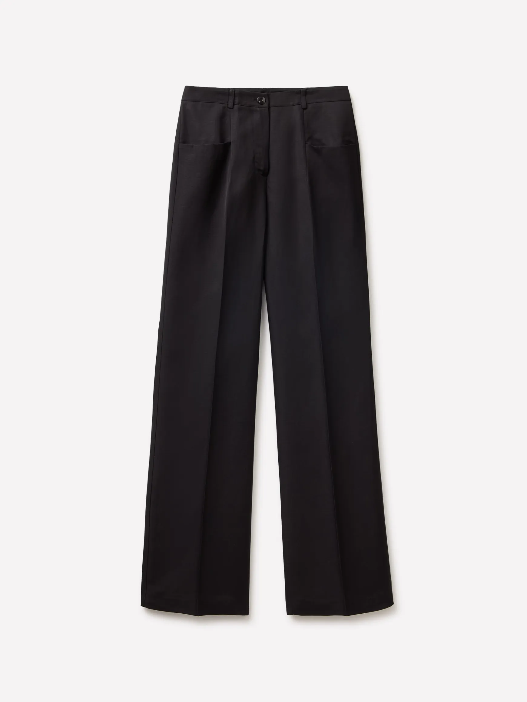 Pantaloni eleganti effetto lucido