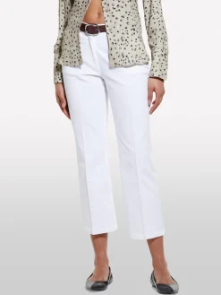 Pantaloni flare fit bianchi