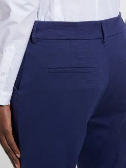 Pantaloni flare fit blu