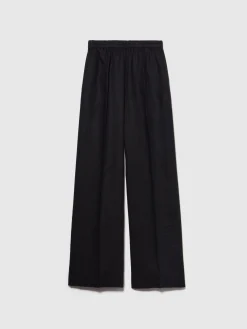 Pantaloni flare fit 100% lino