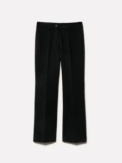 Pantaloni flare fit neri