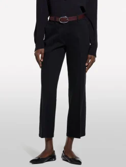 Pantaloni flare fit neri