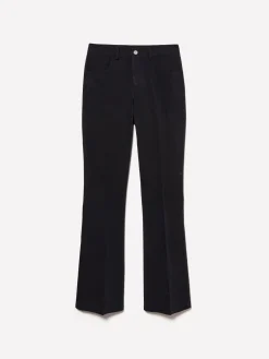 Pantaloni flare fit neri