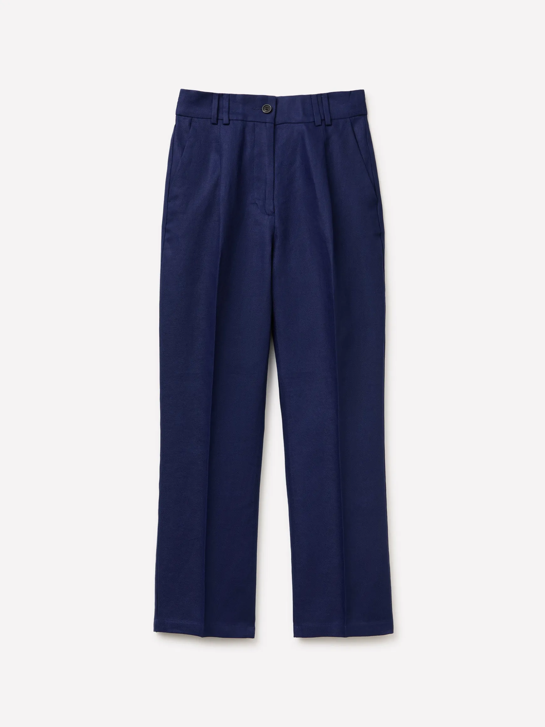 Pantaloni regular fit 100% lino