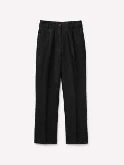 Pantaloni regular fit 100% lino