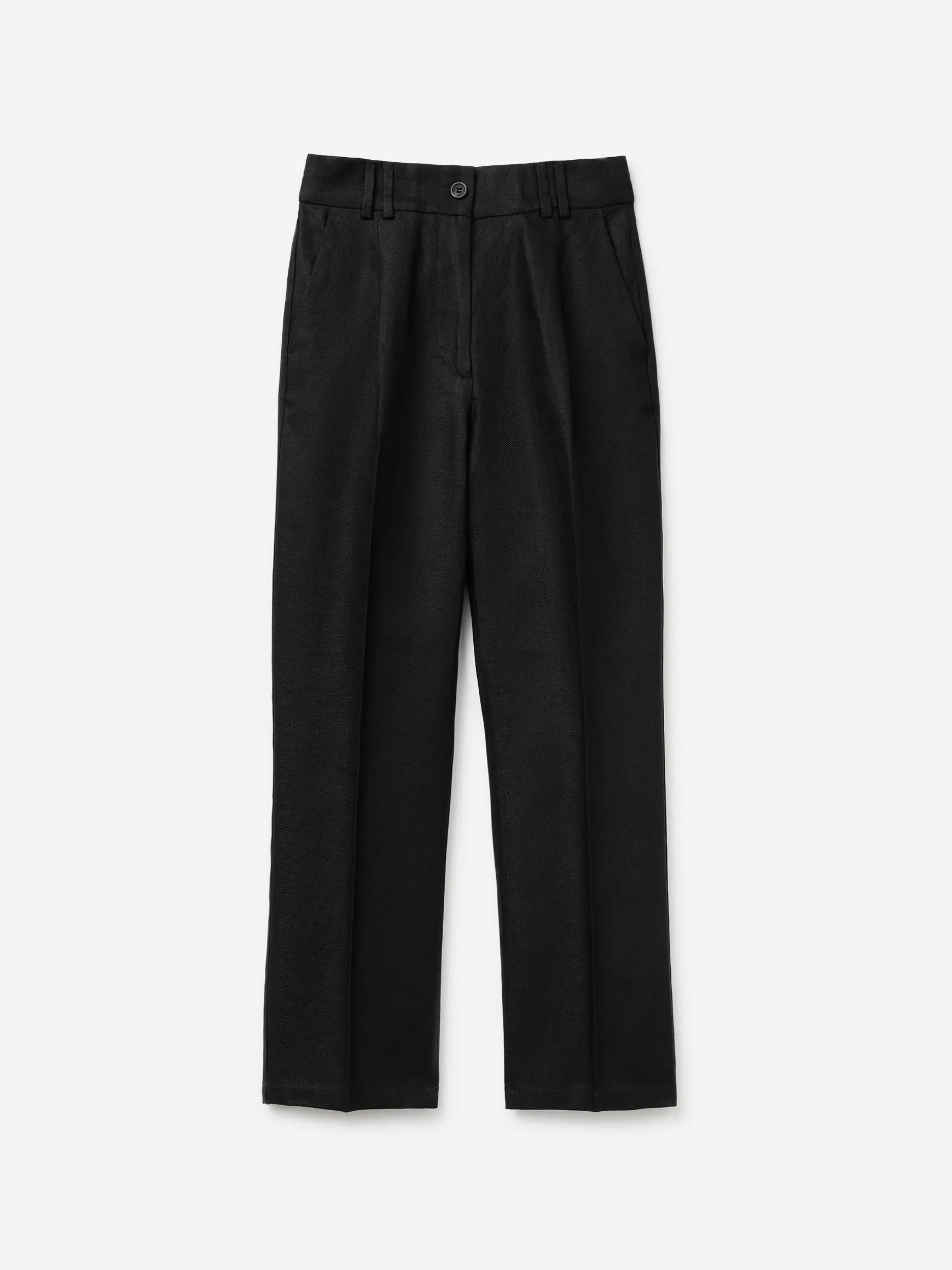 Pantaloni regular fit 100% lino