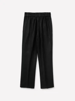 Pantaloni regular fit 100% lino