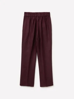 Pantaloni regular fit 100% lino
