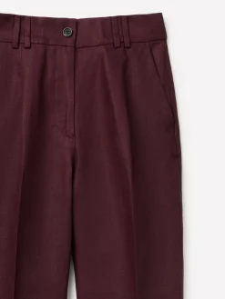 Pantaloni regular fit 100% lino