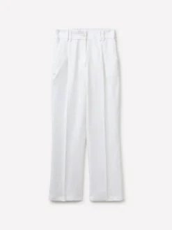 Pantaloni regular fit 100% lino