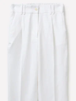 Pantaloni regular fit 100% lino