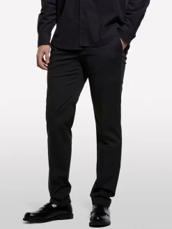 Pantaloni slim comfort fit grigio scuro