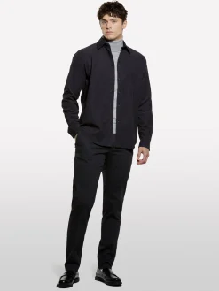 Pantaloni slim comfort fit grigio scuro