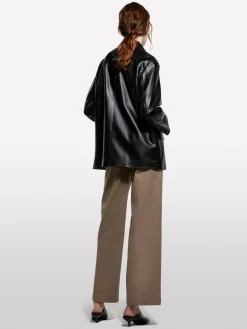 Pantaloni wide fit marroni