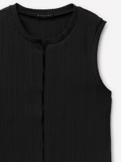 Top a costine con aperture