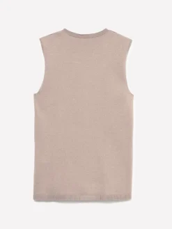 Top in maglia a costine