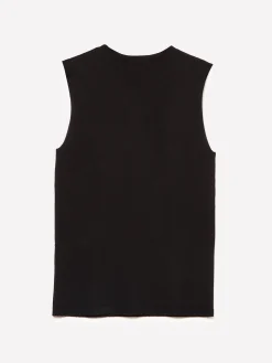 Top in maglia a costine