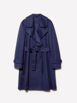 Trench blu scuro