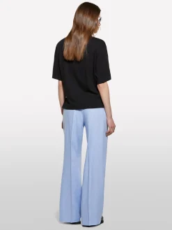 T-shirt cropped nera