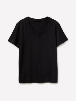 T-shirt scollo a V